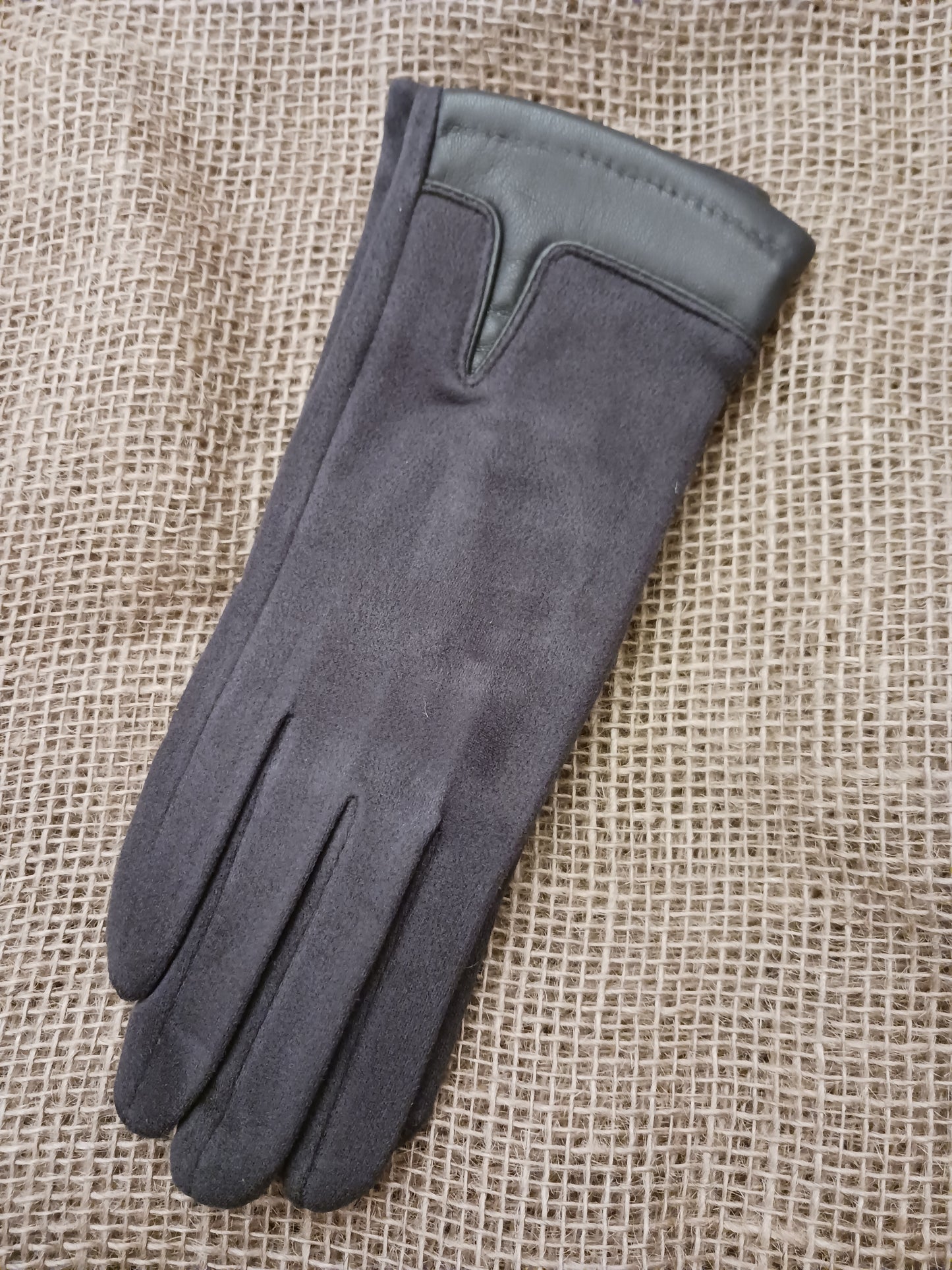 Faux Suede Gloves