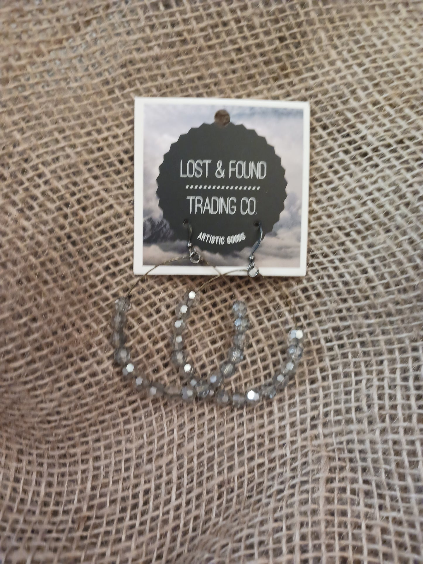 Lost & Found - Beaded Hoop Earrings