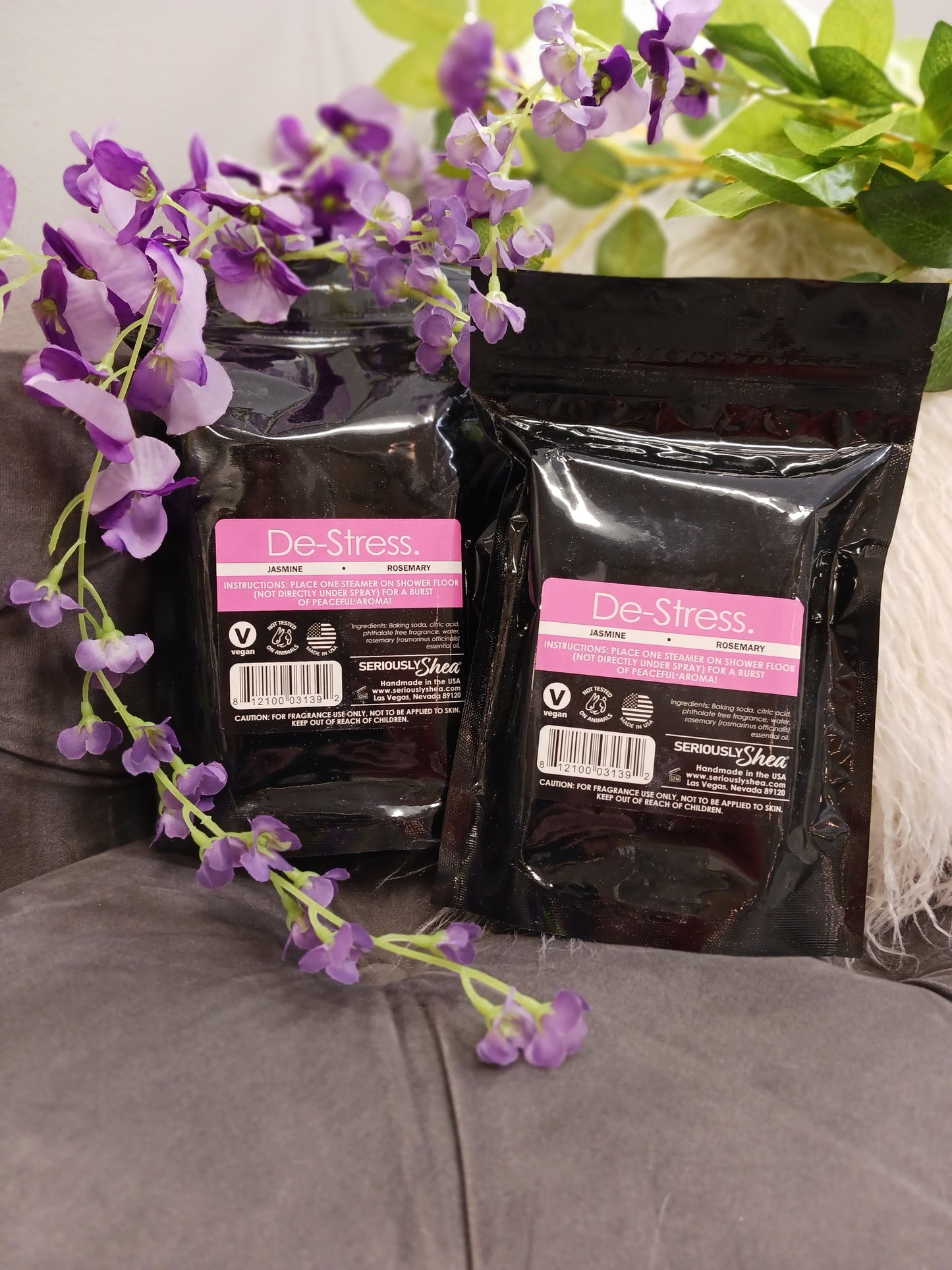 Jasmine and Rosemary Essential Oil Shower Steamers - 6 pack