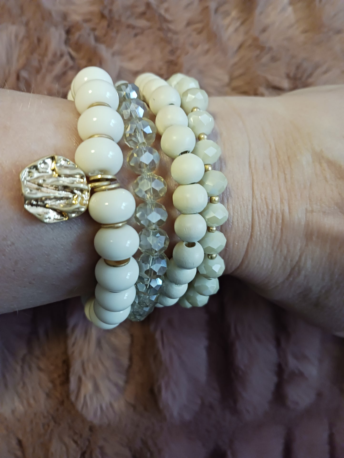 Beaded Stackable Bracelet Set