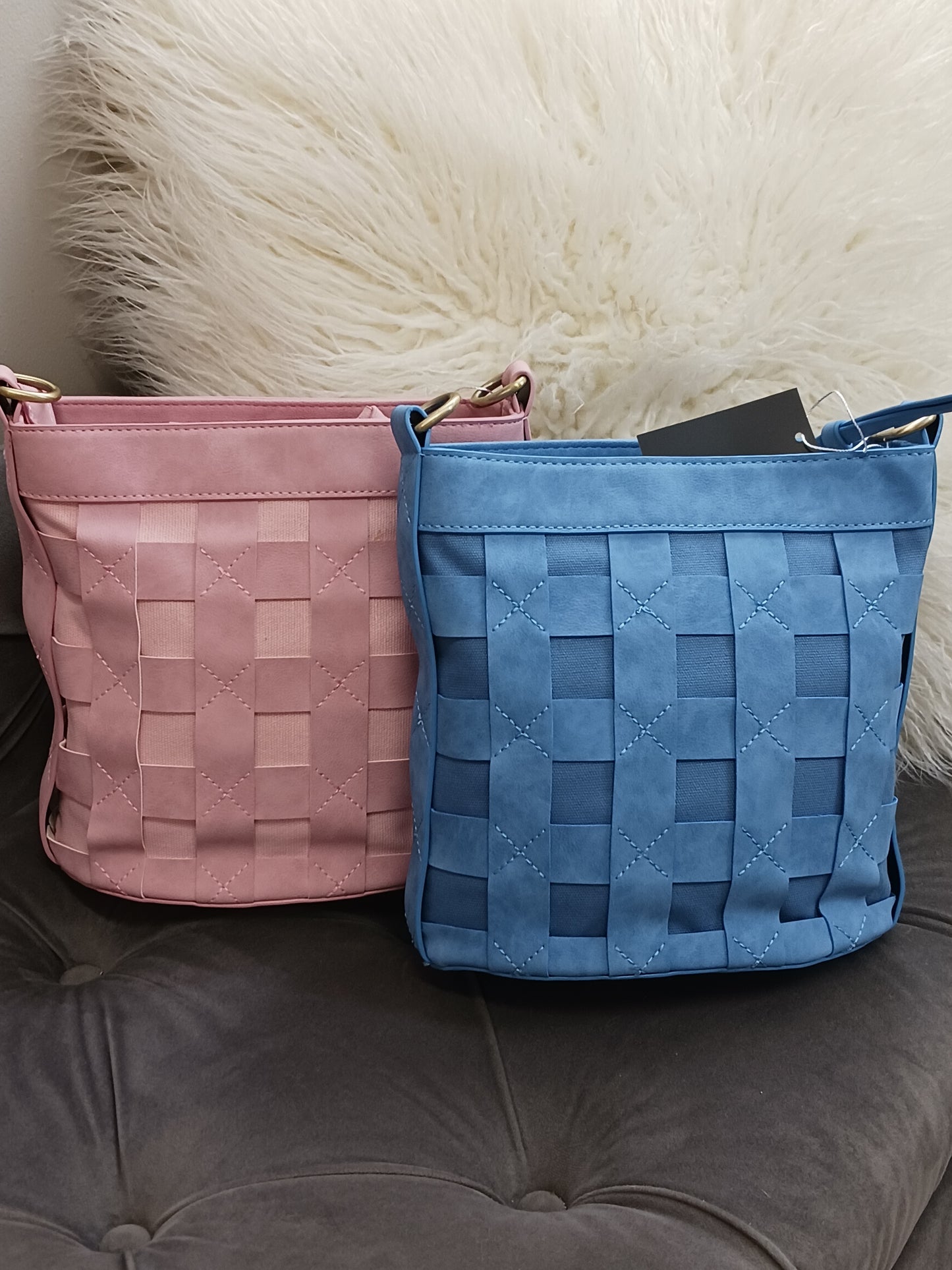 Brianna Cage Bucket Bag by Joy Susan