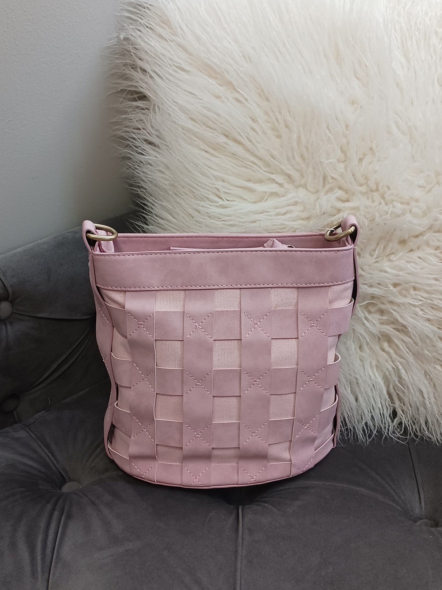 Brianna Cage Bucket Bag by Joy Susan