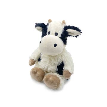 Junior Warmies® Black and White Cow