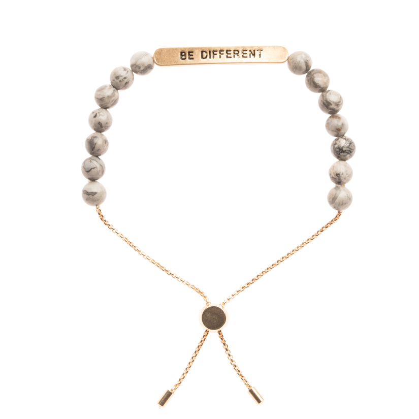 "Be Different" Adjustable Bracelet by bops