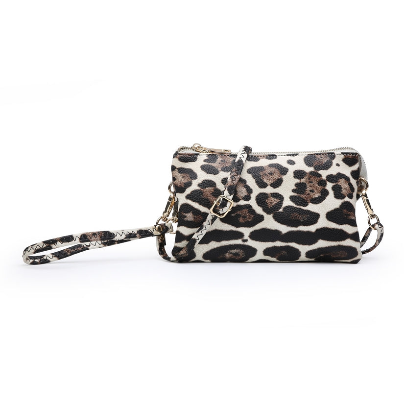 Riley Animal Print Convertible Crossbody & Wristlet