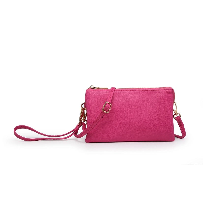 Riley Solid Convertible Crossbody & Wristlet
