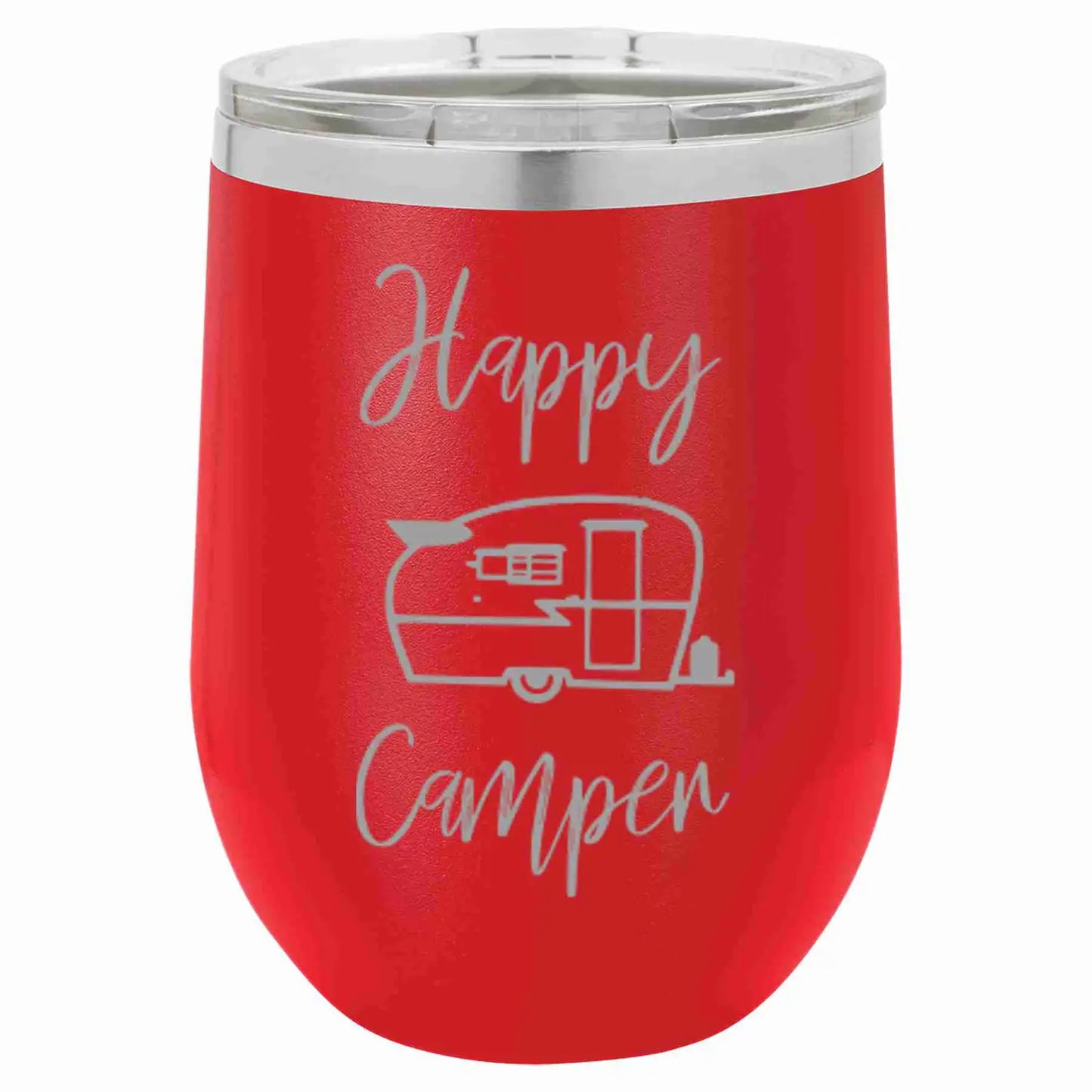 Happy Camper Wine Tumbler