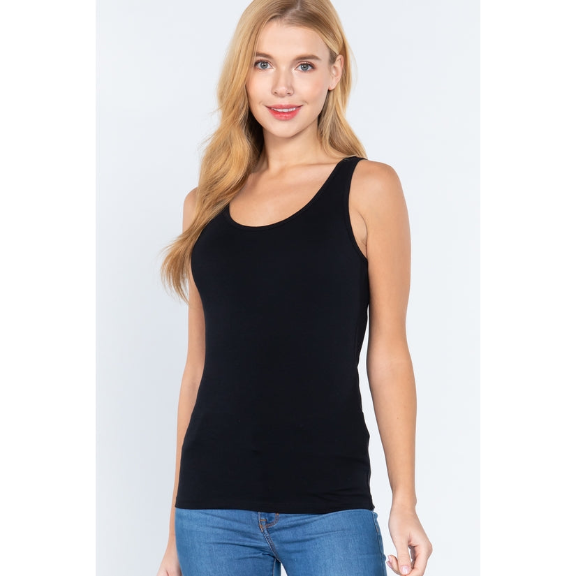 Wide Strap Layering Tank