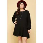 Rebecca Tiered Bubble Sleeve Tunic Dress