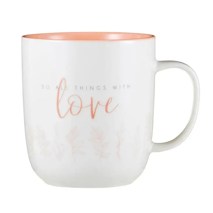 All Things With Love Mug