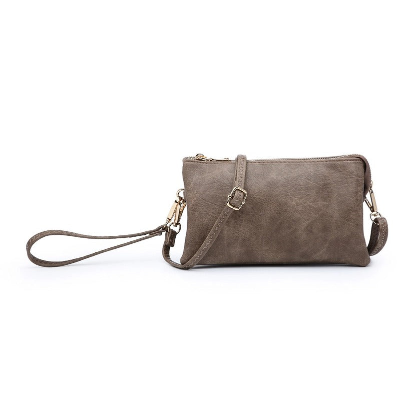 Riley Solid Convertible Crossbody & Wristlet