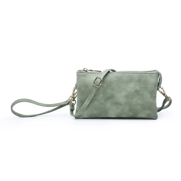 Riley Solid Convertible Crossbody & Wristlet