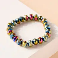 Glass Bead Stretch Bracelet