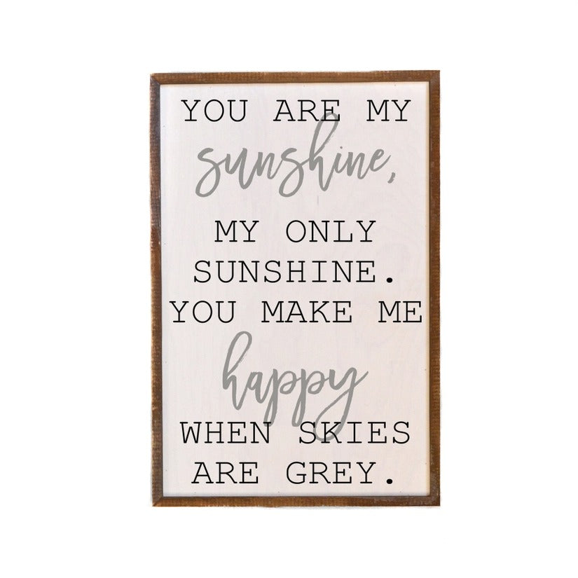 You Are My Sunshine Wall Decor
