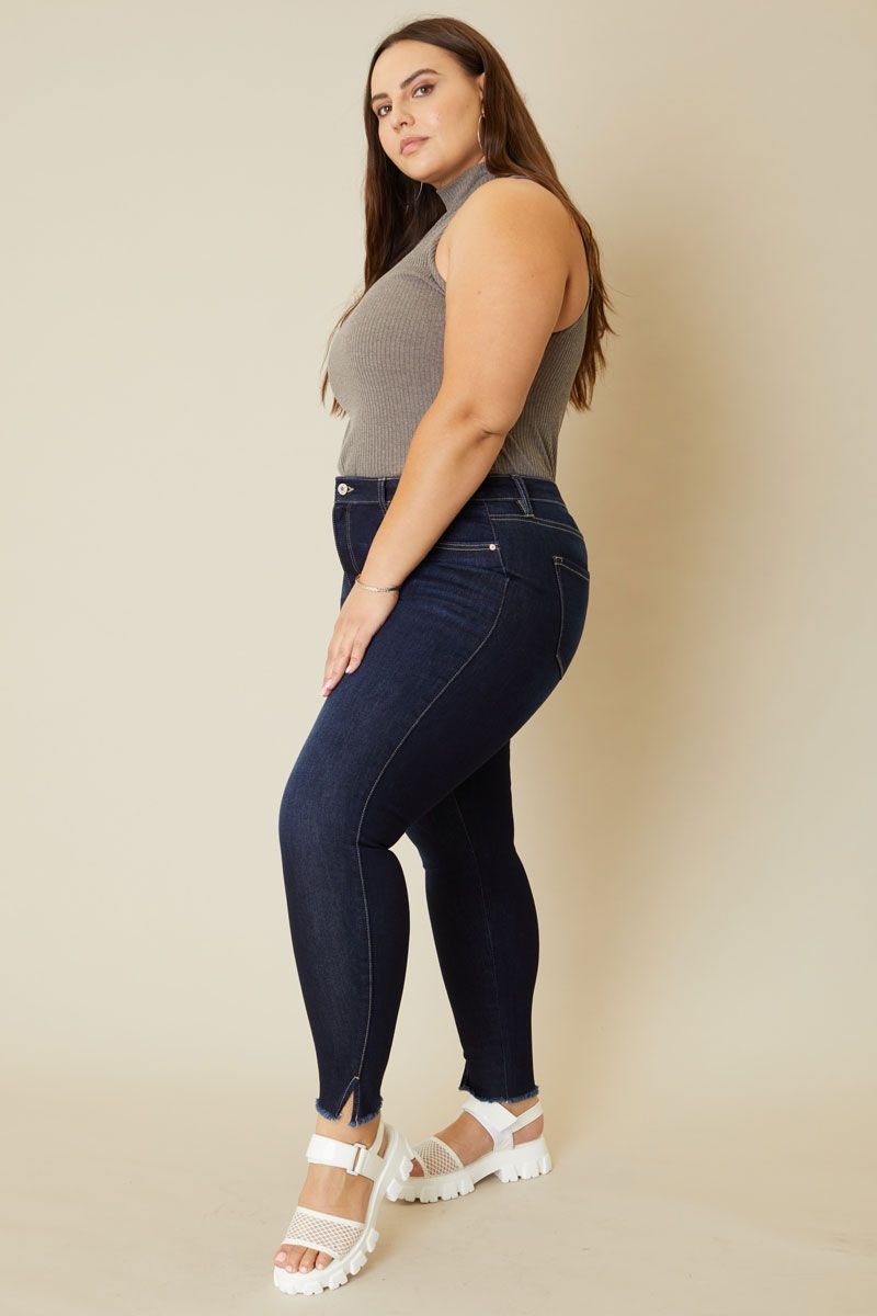 Delaney High Rise Skinny Ankle Jeans