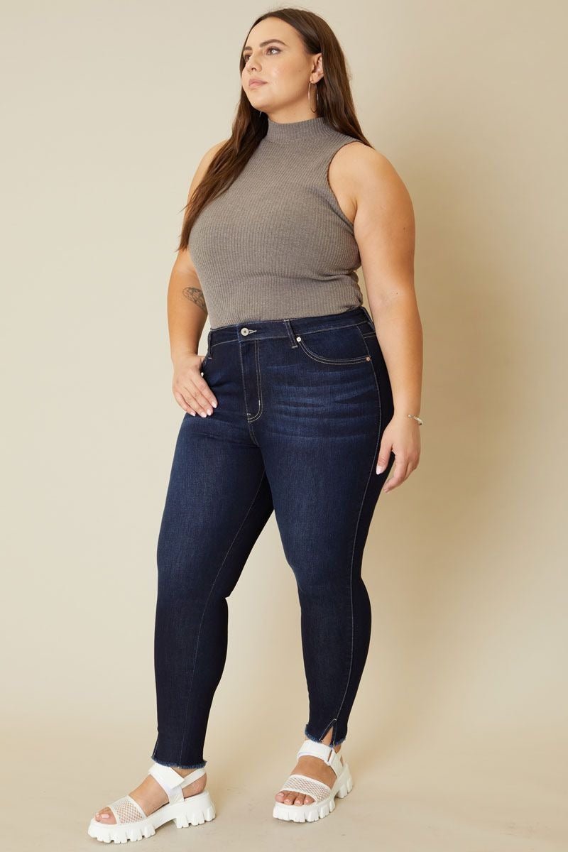 Delaney High Rise Skinny Ankle Jeans