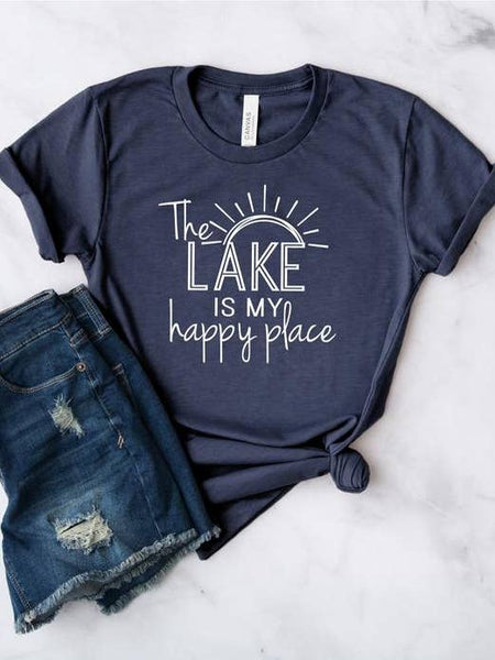 The Lake Is My Happy Place Tee