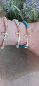 Cross Beaded Bracelet