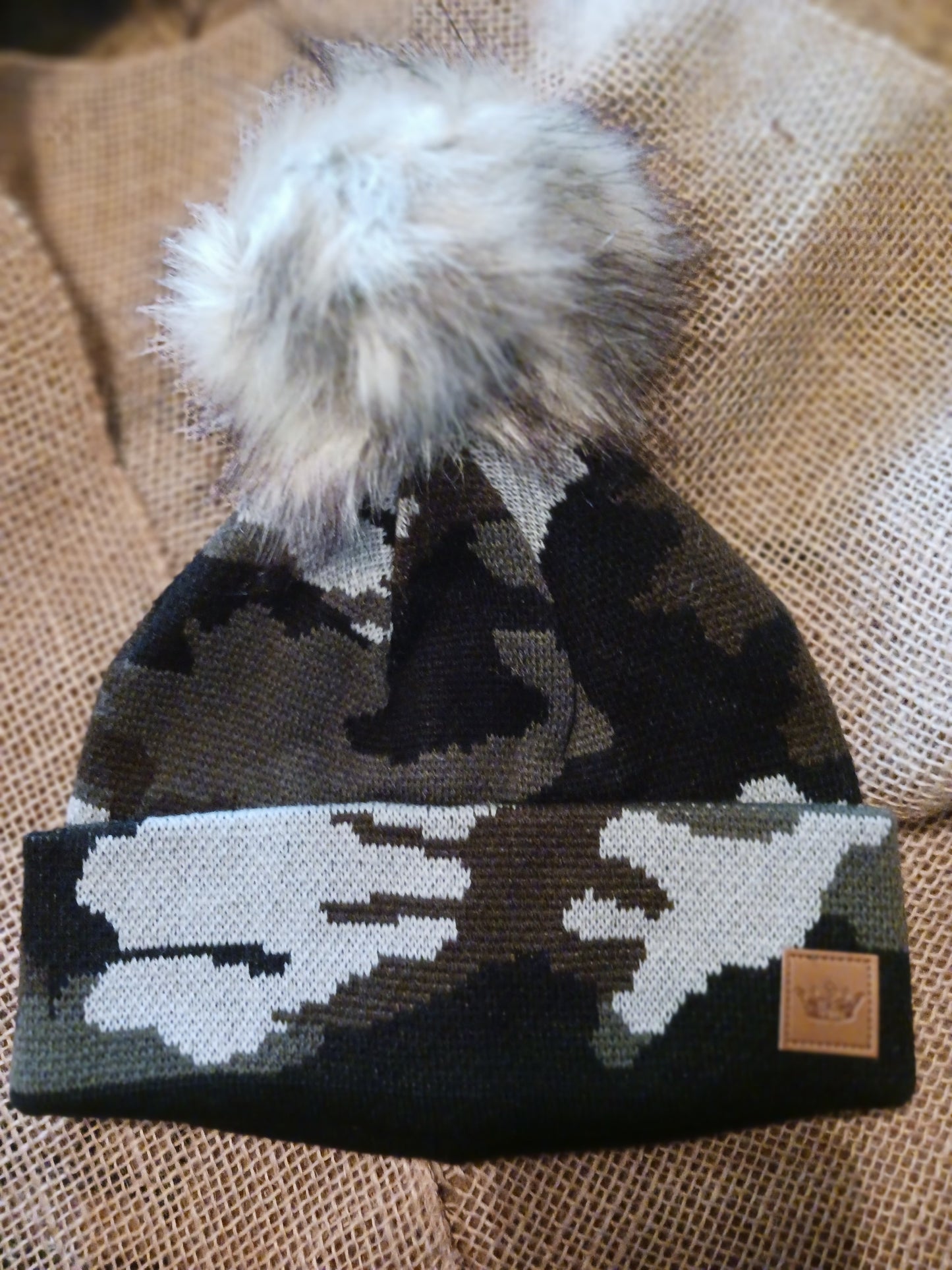 Camo Pom Hat