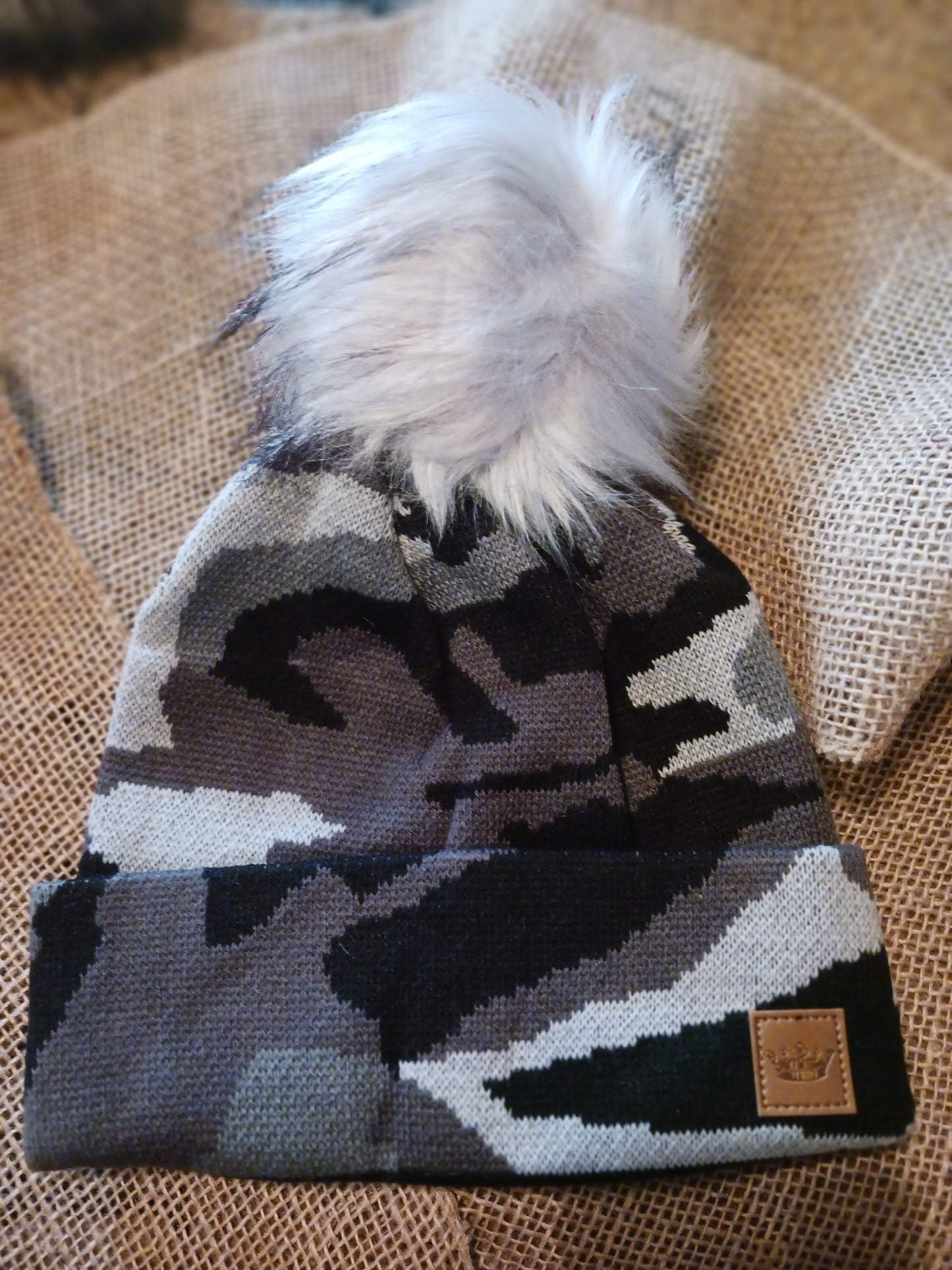 Camo Pom Hat