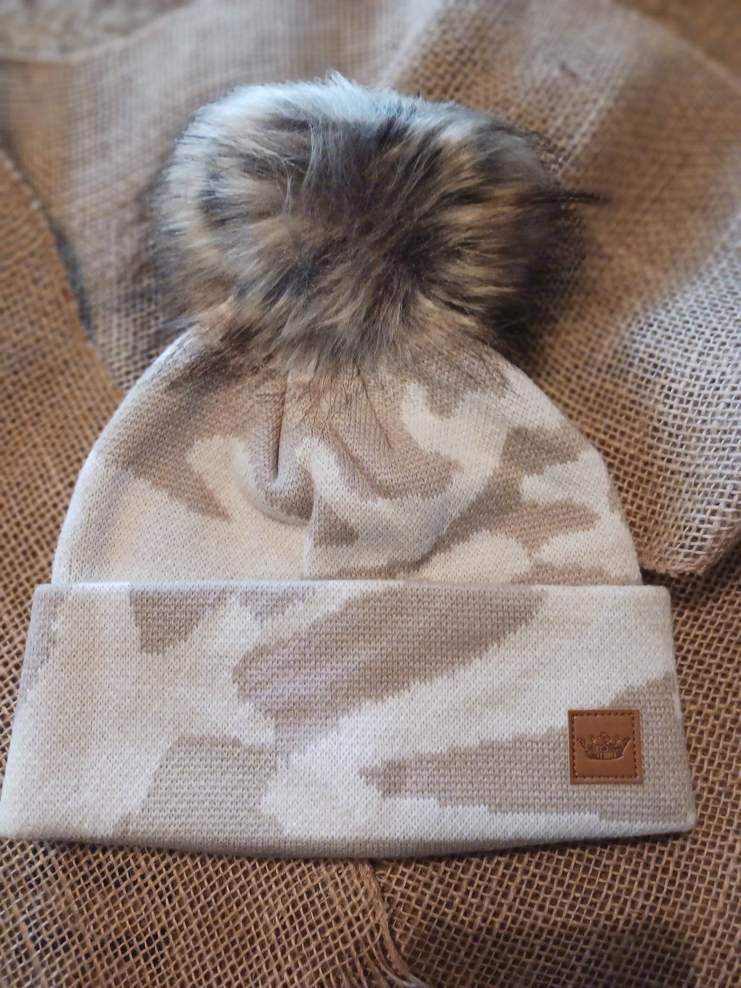 Camo Pom Hat