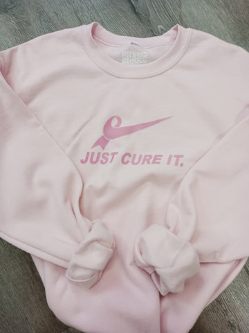 Just Cure It Breast Cancer Crewneck
