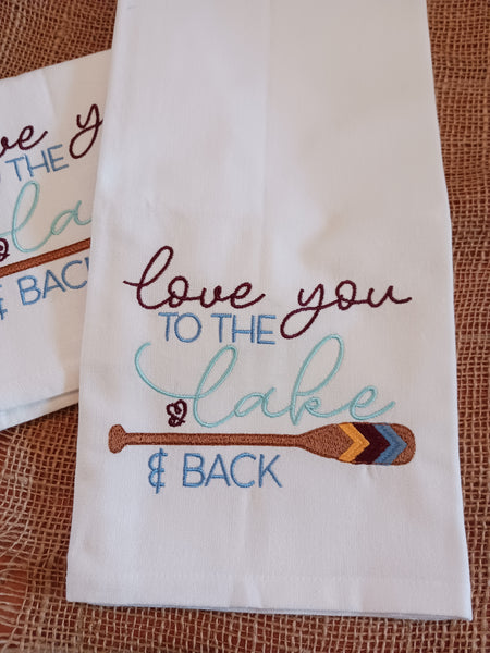 Embroidered Dish Towels/Tea Towels