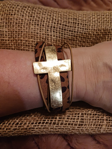 Luke Cross Leopard Bracelet