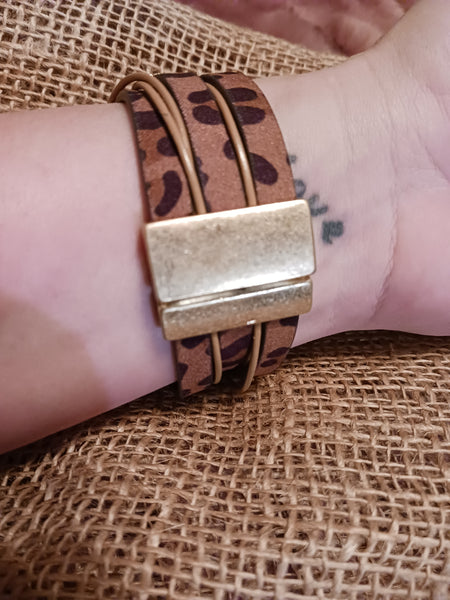 Luke Cross Leopard Bracelet