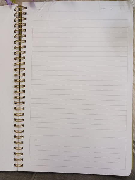 Spiral Bound Church Notes Notebook