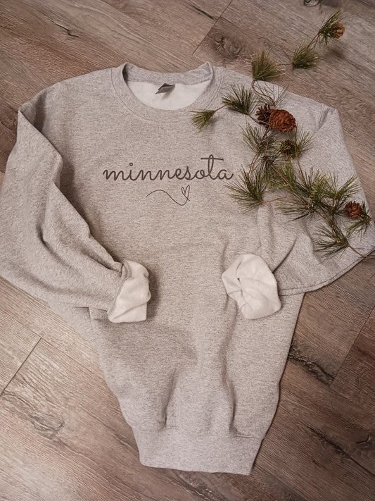 Minnesota Heart Sweatshirt