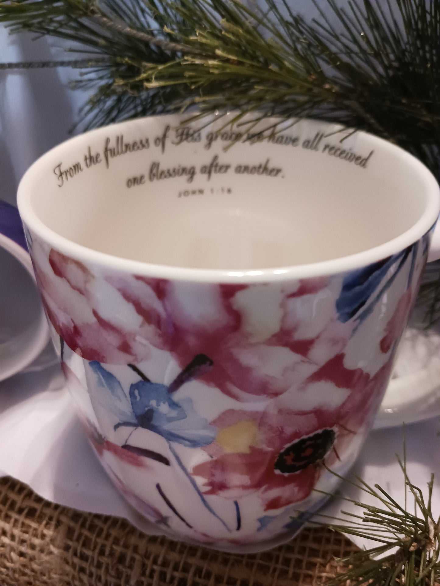 Seeds of Love Floral Mugs