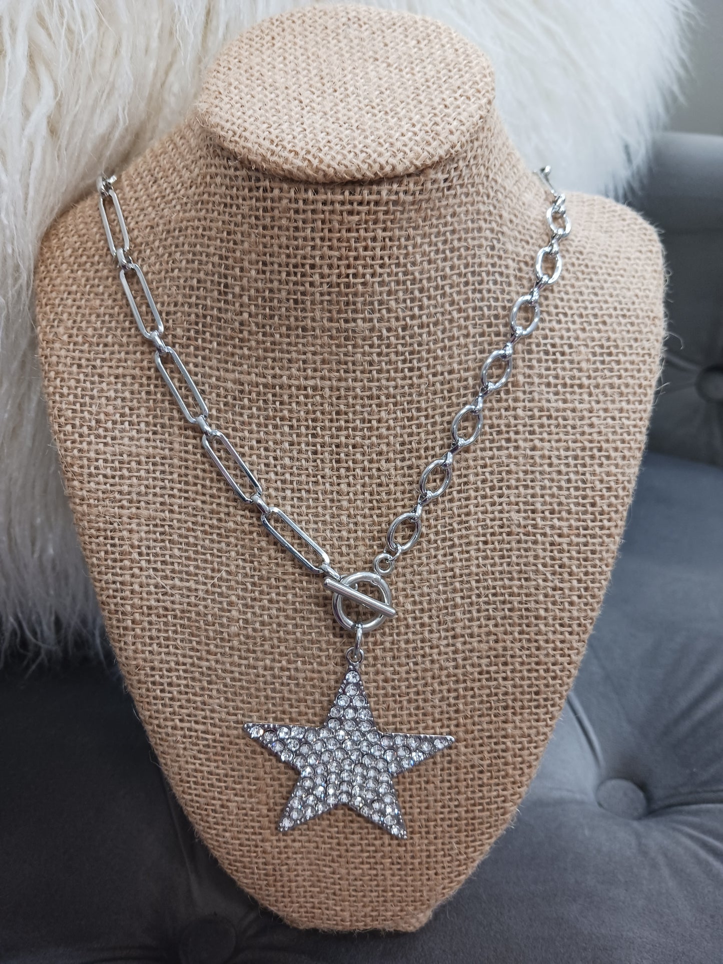 Lost & Found - Rhinestone Star Necklace