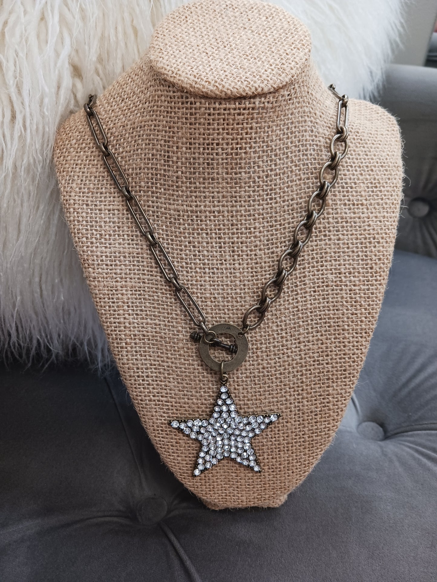 Lost & Found - Rhinestone Star Necklace