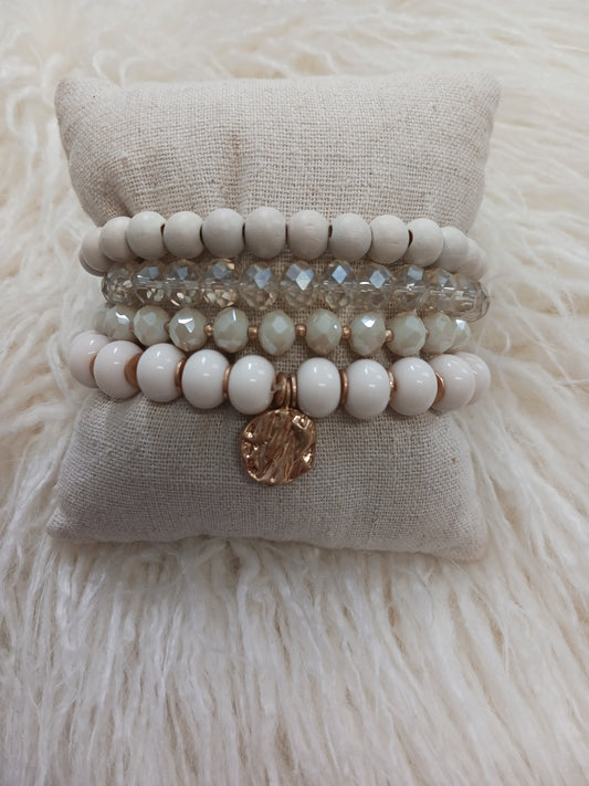 Beaded Stackable Bracelet Set