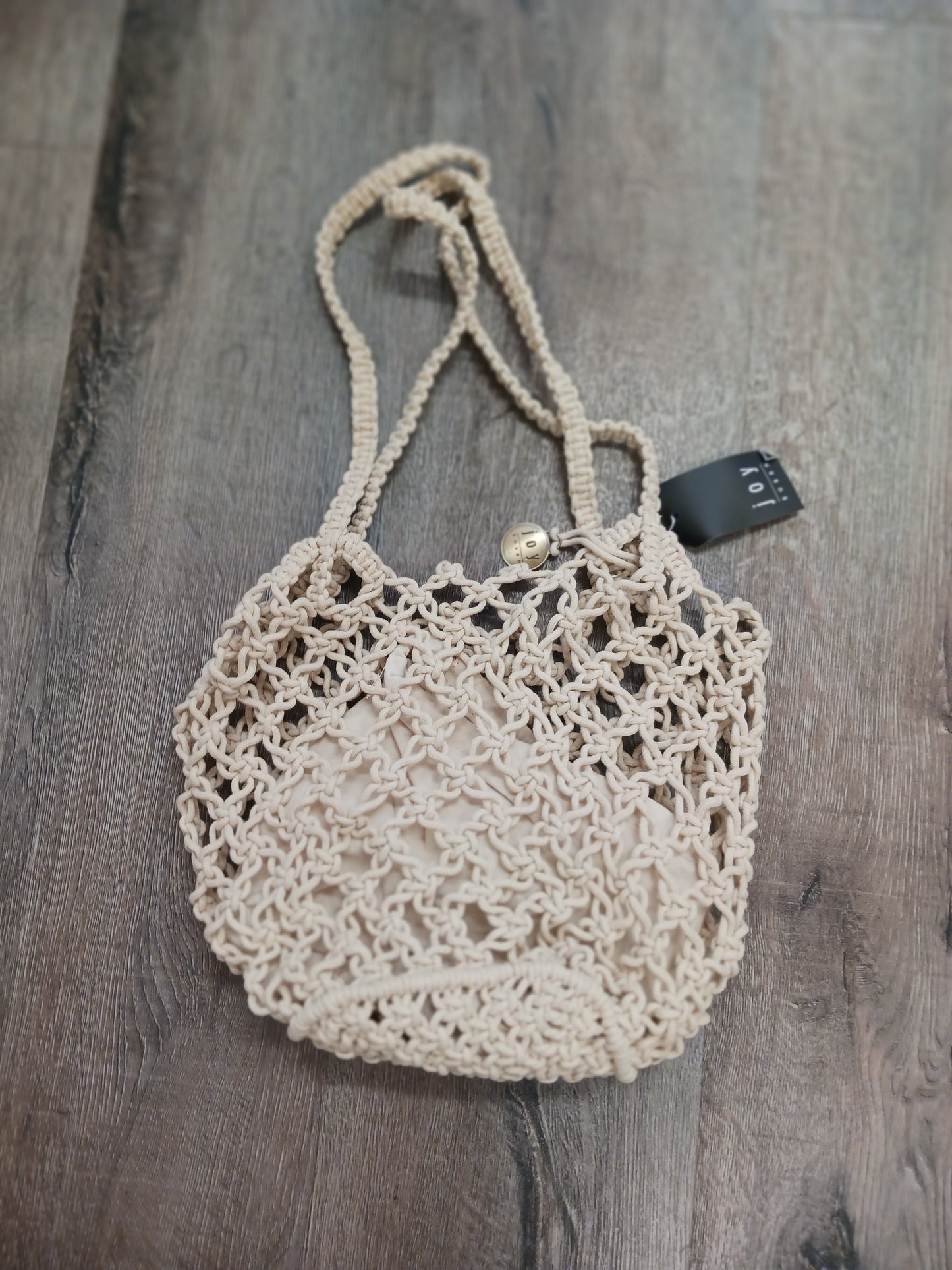Birdie Macrame Tote by Joy Susan