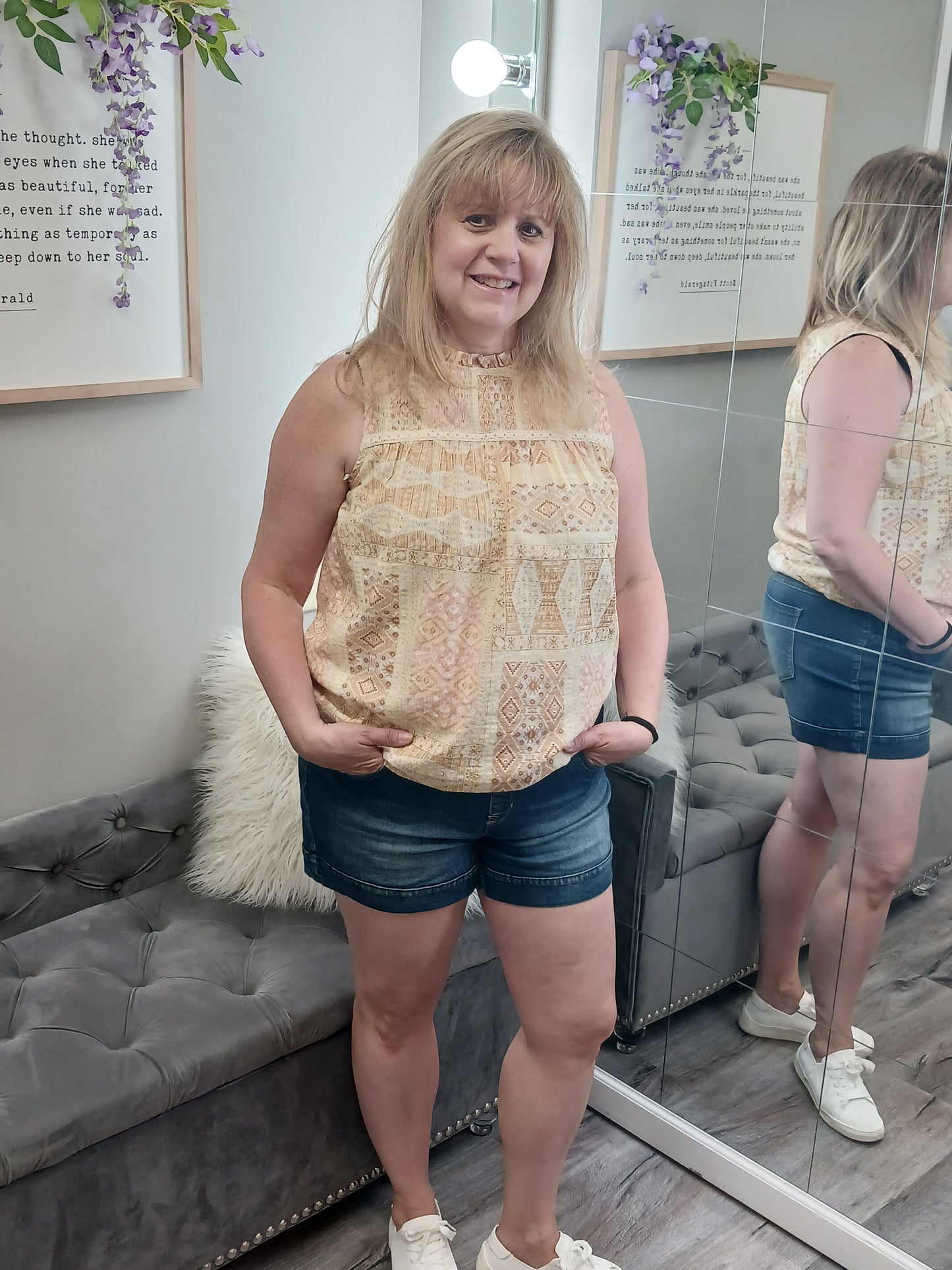 Lucille Smocked Top