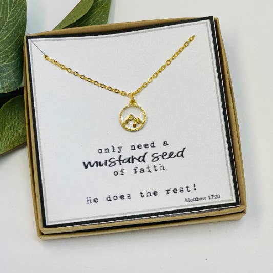 Mustard Seed Necklace by Little Happies