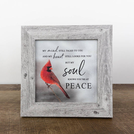 My Mind Still Talks To You Soul Cardinal Picture Decor