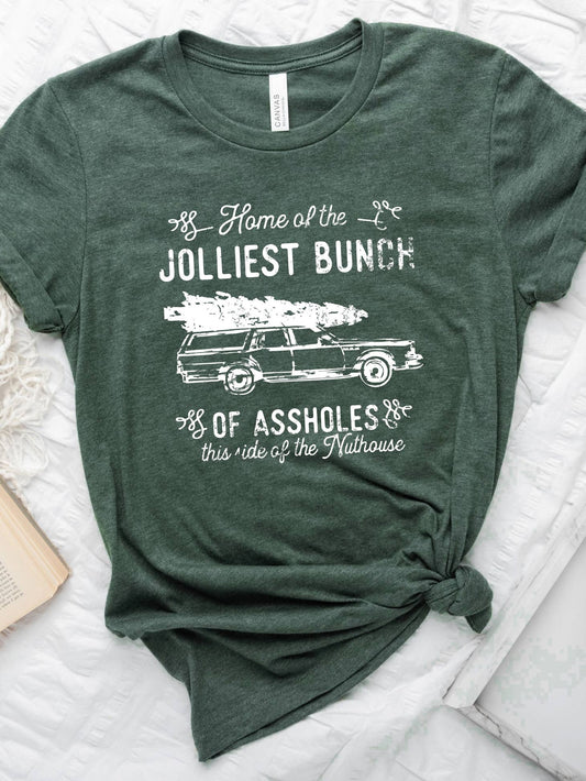 Christmas Tee - Home of the Jolliest Bunch