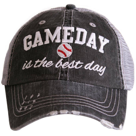 Game Day is the Best Day Distressed Trucker Hat