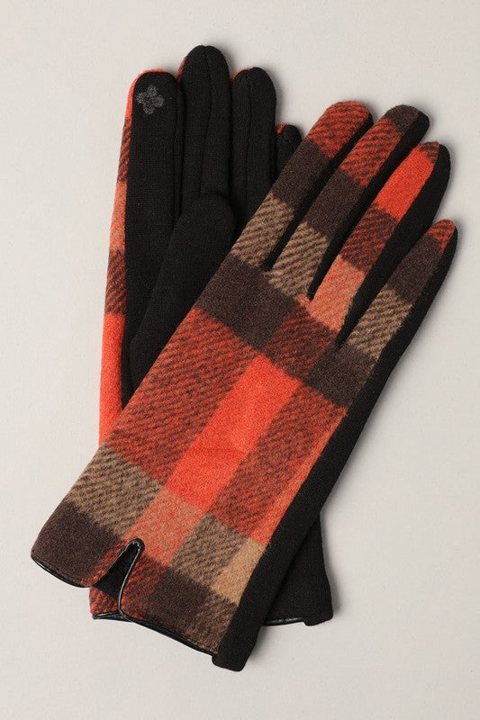 Plaid Gloves