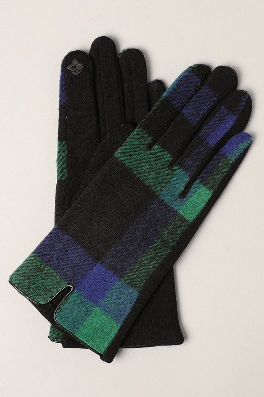 Plaid Gloves