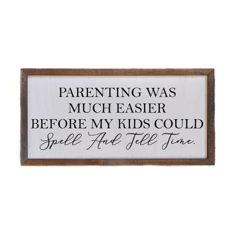 Spell and Tell Time Wall Décor