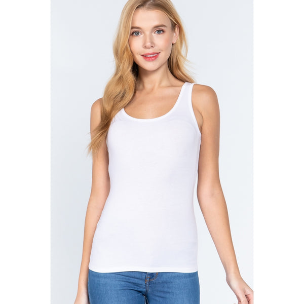 Wide Strap Layering Tank