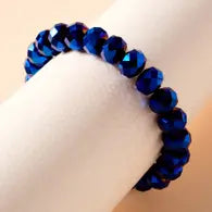 Glass Bead Stretch Bracelet