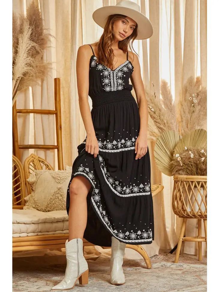 Erica Embroidered Dress