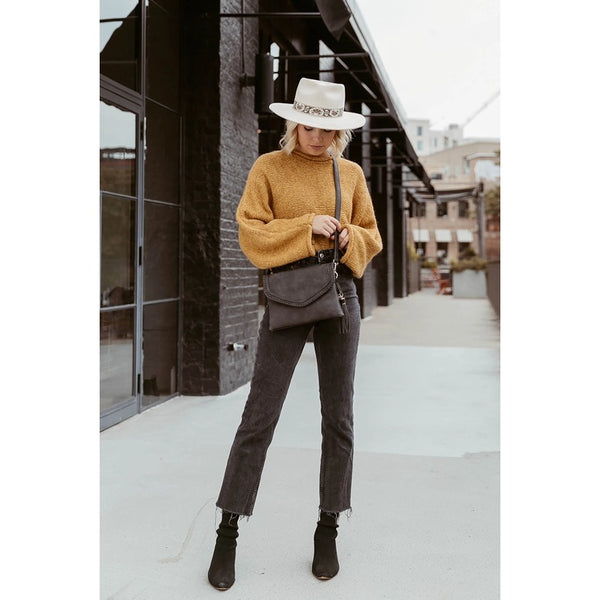 Sloane Whipstitch Crossbody Purse