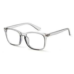 Grey Horned Rim Blue Light Glasses