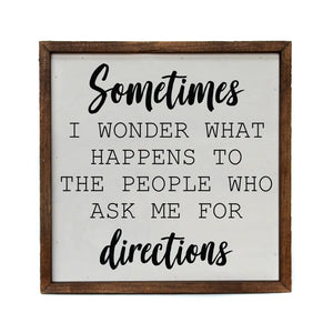 Sometimes I Wonder Wall Decor
